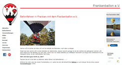 Desktop Screenshot of frankenballon.de